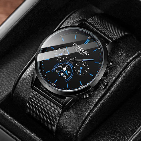 All-matching Simple High Calendar Quartz Watch