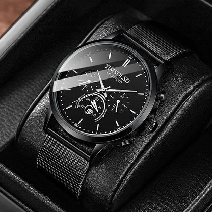 All-matching Simple High Calendar Quartz Watch